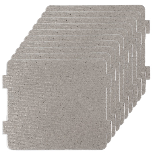 HJZHII 10 PCS Microwave Oven Waveguide Cover Universal Mica Plates Sheets Waveguide Cover Mica Plates Sheets Replacement Thick Heat Insulation Board for Compatible with Microwaves Repairing Part