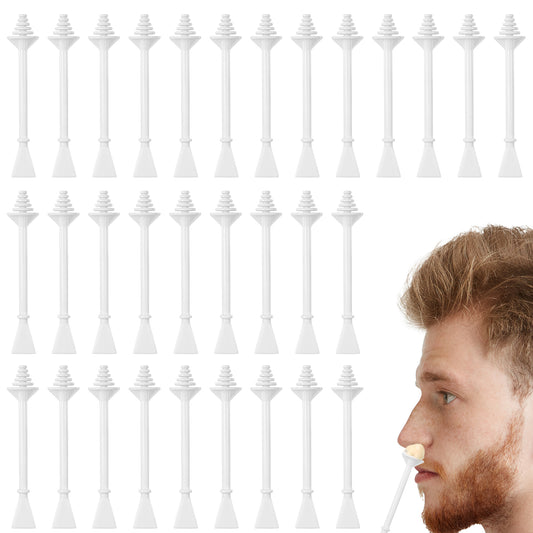 LXUEJIE 100Pcs Nose Wax Sticks for Men Women, Hair Wax Applicator With Disposable Spatulas for Nostril Cleaning, Ear Face Hair Removal Painless Hair Remover Nose Wax Applicator Sticks Nose Wax Kit