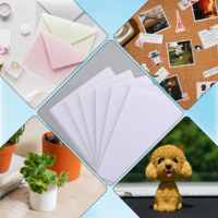 TIESOME Foam Adhesive Squares, 6 Sheets 2 Sizes Double Sided Self Adhesive Dots 3D Pop Foam Mount Precut Squares Strips Foam Tape for Crafts Scrapbook Supplies Office Accessories (White Hexagon)