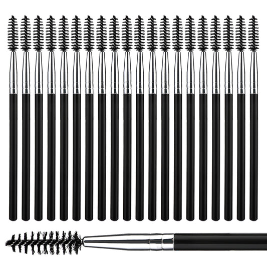 TIESOME 20 Pcs Eyelash Brush, Eyebrow Brush Eyelash Comb Mascara Wands Spoolie Brushes Multifunctional Makeup Tools for Extensions