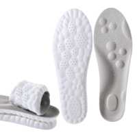 cobee Cloud Soles for Men and Women, Plantar Fasciitis Insoles Steppers, Insoles for Flat Feet Easy Insoles Anti Fatigue, Shock Absorption, Foot Pain Relief Orthopedic Insoles for Sports(45-46)