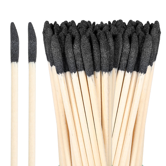 JIEYAO 50 Pcs Sanding Sticks, Matchsticks Sanding Twigs for Plastic Models Fine Detailing Sanding Tools for Tight Spaces Wood,150 Grit