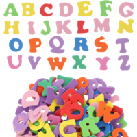 BOHUIZ 260Pcs Letter Stickers Small Foam Letter Stickers for Crafts, 10 Colors Self Adhesive A-Z Alphabet Stickers Craft Supplies Stickers for DIY Crafts Scrapbooking Kids School Project Party Decor