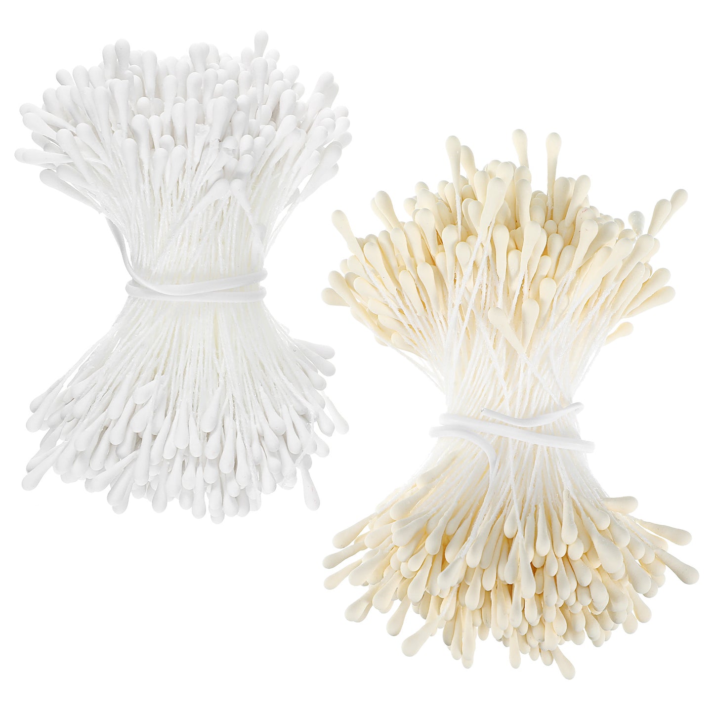 IANFAN 800 Pcs 3mm Flower Stamens, Artificial Flowers Stamen Double Heads Simulated Stamen Handmade Floral Stamens Flower PollensStamen for Flowers Making DIY Crafts Wedding Bouquet Scrapbook Decor