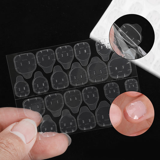 Molain 720Pcs Nail Glue Patch, Double-Sided Transparent Protect Nail Patch For Nail Art Stickers Girl's Nail Art DIY Fake Nails