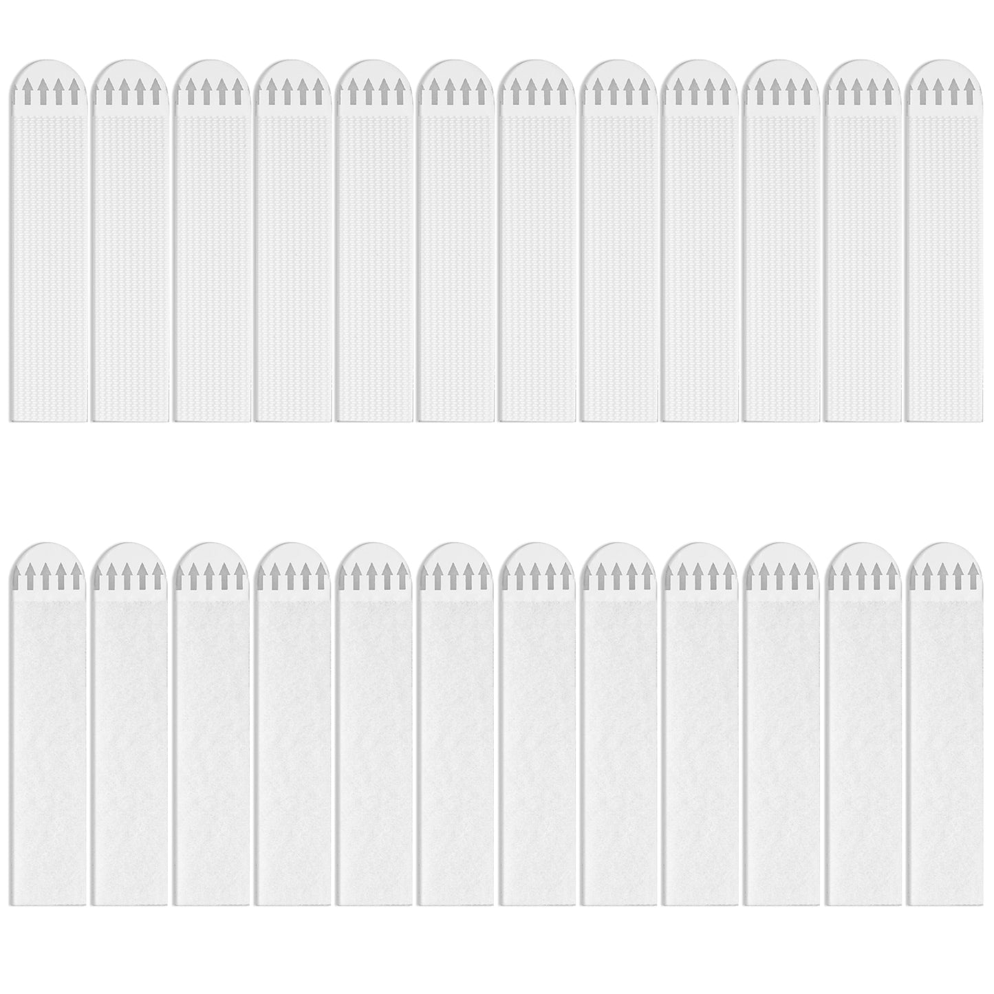 AOZUO Picture Hanging Strips, 24 Pairs Heavy Duty Sticky Picture Hanger Strips Damage Free Removable Picture Hanger Kit Hanging Hook Frame Mounting Strips for Wall Poster Decor Art