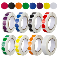 LXUEJIE 8000 PCS 1/2" Colored Dot Stickers, 8 Colors Coding Labels Stickers Round Color Coding Labels Circle Dots Label Circle Sticker for Office Classroom Home Decorative
