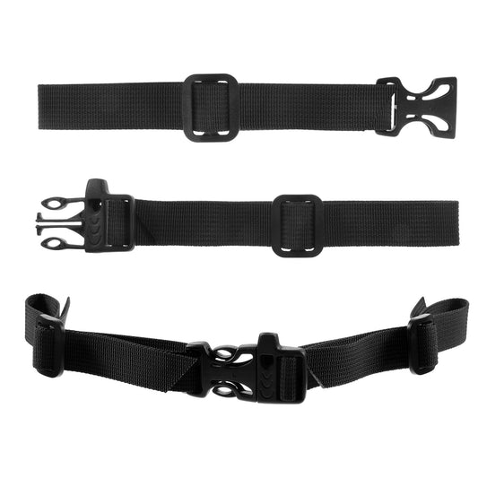 LIQWEI 2 Pcs Backpack Chest Strap Add on, Heavy Duty Adjustable Backpack Sternum Strap Chest Belt with Whistle Quick Release Buckle and Slide Lock for Hiking Jogging, Backpacks