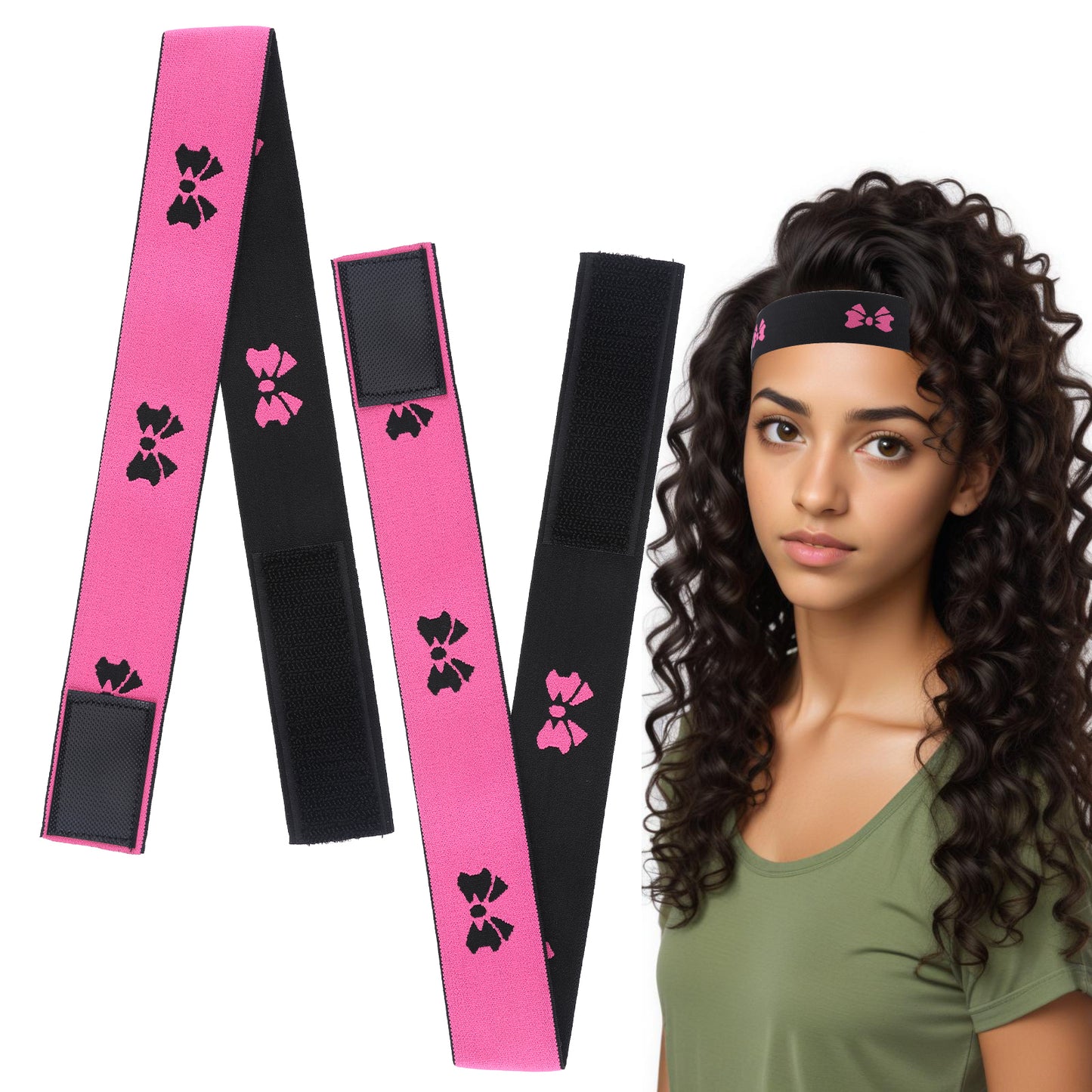 cobee 2 Pcs Wig With Lace Front, Wig With Non-Slip Lace Band, Wig Wrapped With An Elastic Edge To Lay The Edge Of Natural Hair And Hold The Wig In Place(2pcs)