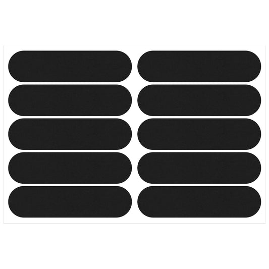 HJZHII 10PCS Black Reflective Tape, Motorcycle Helmet Decals Reflective Stickers for Helmet Motorcycle Helmets Stickers Night Visibility Safety Decal for Motorcycles Scooters Bike Helmets Stroller
