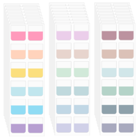 BOHUIZ 360 Pcs Sticky Index Tabs, Pastel Sticky Tabs for Notebooks, Page Markers, Page Tabs for Binders, Page Tabs Sticky Tabs for Books, Notebook Tabs, Book Sticky Tabs for Notebooks,18 Colors
