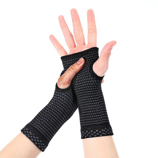 Molain 2 Pack Wrist Brace, Compression Support for Wrist Pain Relief Adjustable Sleeve for Men and Women Left and Right Hand for Sports and Daily Activities